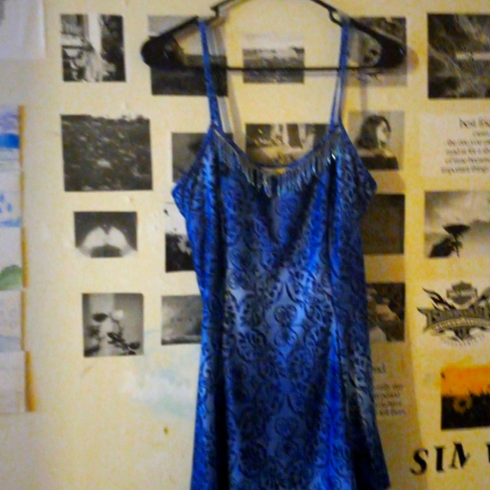 Blue bathing suit
